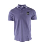 Slim Fit Lilla Polo Skjorte