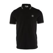 Slim Fit Sort Polo Skjorte