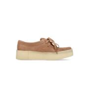 Varm Beige Wallabee Cup Mokkasin Sko