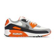 Air Max 90 Lav Sko Hvid/Grå/Orange