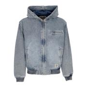 Denim Worker Hoodie Leo Lt Wash