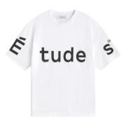 Moderne Relax T-shirt med trykte logoer