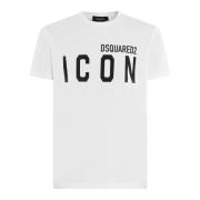 Stor ICON T-shirt i hvid