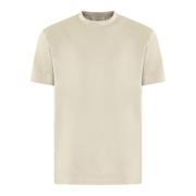 Supima Beige Interlock T-Shirt