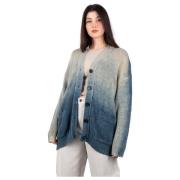 Denim Effekt Cardigan