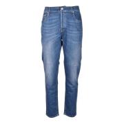 Grå Bomuld Elastan Jeans