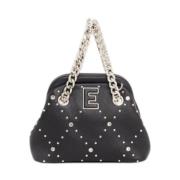 Studded Mini Crossbody Taske med Kædehåndtag