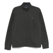 Bomuld Half-Zip Strikvarer med Logo