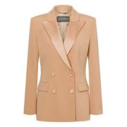 Satin Enver Blazer i Pink