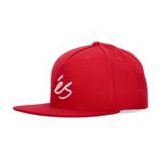 Rød Flad Skygge Snapback Kasket