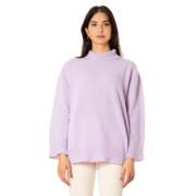 Turtleneck Sweater - Lilla