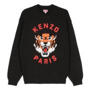 Sort Tiger Jumper Sweater