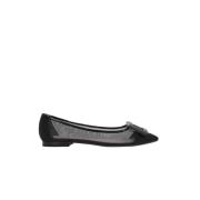 Sort Mesh Ballet Flats