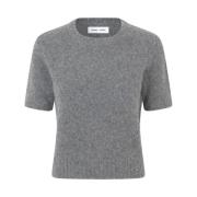 Kortærmet cropped sweater