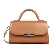 Elegant Flap Taske med Metal Lukning