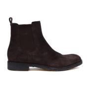 Brun Ruskind Herre Bootie