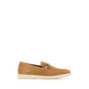 Suede Cosimo Loafers i Kamel