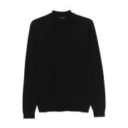 Sort Turtleneck Strik AW24