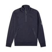 Kvart Zip Sweatshirt med Linse Lomme