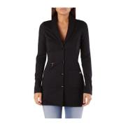 Klassisk Sort Blazer Dame Jakke