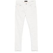 Cloud White Bomuld Bland Jeans