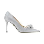 Glitter Bue Stiletto Hæle Pumps