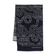 Luksus Monogram Jacquard Tørklæde