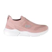 Sporty Pink Slip-On Sneakers