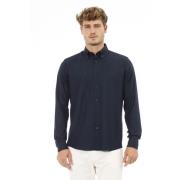 Button-down Skjorte - Kort Krave - Frontknap Lukning