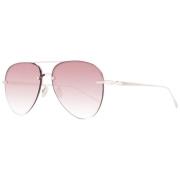 Rosaguld Aviator Solbriller