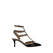 Rockstud Pumps med Geometrisk Design