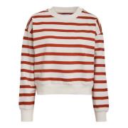 Stribet Sweatshirt Estella Tomat