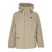 Justerbar Windbreaker Jakke Khaki/Sort