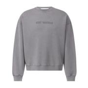 Sweater med Logo og Moderne Twist