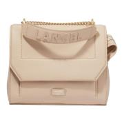 Ninon Flap Taske Beige Læder