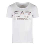 Farverig Print Modal Bomuld T-shirt