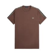 Kontrast Ribbet Ringer T-Shirt