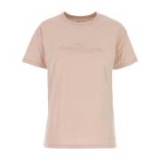 Pastel Pink Bomuld T-shirt