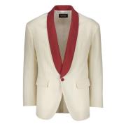 Klassisk Lapel Krave Blazer