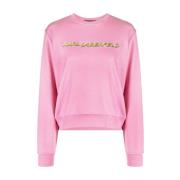 Rosa Bomuld Sweatshirt til Kvinder