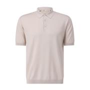 Silkeblandet Polo Shirt Letvægt Elegant