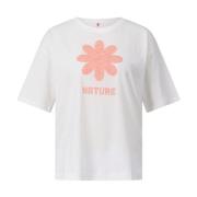 Bomuld Natur Print T-Shirt