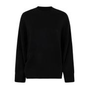 Sort Sweater Elegant Crew Neck