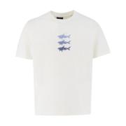 Bomuld Crew-neck T-shirt med Print