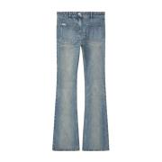 Blå Flare Jeans