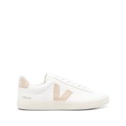 Hvide og Beige Sneakers Unisex Sko