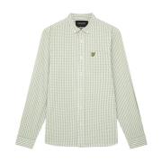 Slim Fit Gingham Skjorte