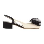 Slingback Antonie Off-white Læder