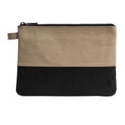 Stilfuld To-Farvet Clutch Taske