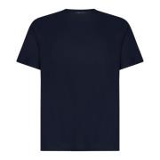 Blå Crew-Neck T-Shirts & Polos